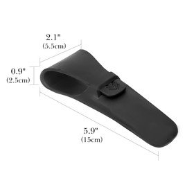 Linkidea 3 Pcs Razor Case for Travel, Shaver Storage Case Carrying Cover Bag, Travel Razor Men Compatible with Fusion 5 Power, Proglide Power, Sensor 3 (Black)