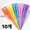 Hansoltem tail comb hair comb, 10 pieces, mixed / 한솔템 꼬리빗 머리빗, 10개, 혼합