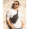 Waterfly Mini Crossbody Bag, Chest Bag, Lightweight, 2 Pockets, Cell