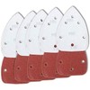 10PCS Triangular Sandpaper, Oscillating Multitool Sanding Pads Hook and Loop