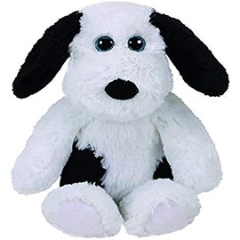 Ty 67005 Muggy Soft Toy, Dog, Attic Treasures, Black/White, 33 cm