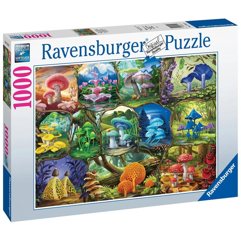 Ravensburger Beautiful Mushrooms 1000 Piece Jigsaw Puzzle for Adults -