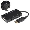 4‑in‑1 Adapter Cable Displayport to HDMI/VGA/DVI/Audio Converter Multifunction