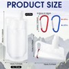 Maxdot 12 Pack 1L Collapsible Travel Water Bottles with Clip