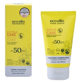eco Elio SPF 50 Sustainable Sun Cream 75ml Extra Care I Sun Cream Without octocrylene and microplastics I Sunscreen Face Sun Cream face 50 I Sunscreen Fragrance-Free I Sun Cream Body 50