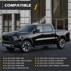 265-850 Transmission Oil Pan with Gasket & Drain Plug for Ram 1500 2500 3500 Dodge Durango Challenger Charger/Jeep Grand Cherokee/Chrysler 300-8 Speed Trans Replaces# 68233701AA 68233701AB