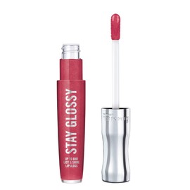 Rimmel Stay Glossy Lip Gloss - Non-Sticky and Lightweight Formula for Lip Color and Shine - 500 Rulebreaker, .18oz
