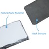 4 Pack Sublimation Slate Rock Blanks with Black Display Stand,