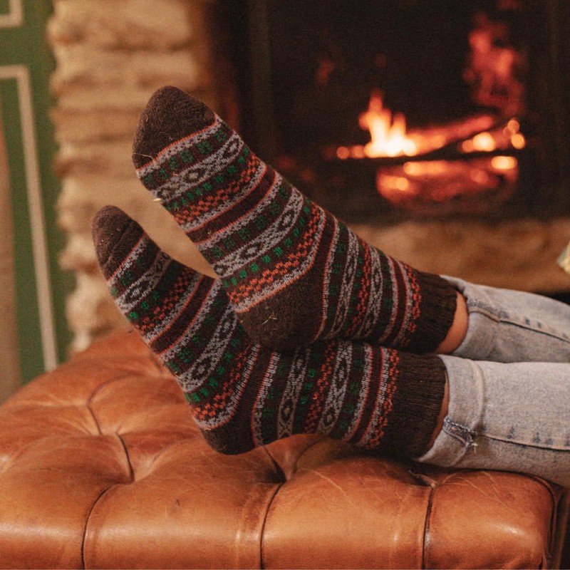 NORDIC Socks Premium Crew Socks with 40% Merino Wool Blend