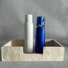 SAIDKOCC Natural Travertine Napkin Holder 9.8"x5.7"x2.4", Rectangle Guest Towel Dispenser