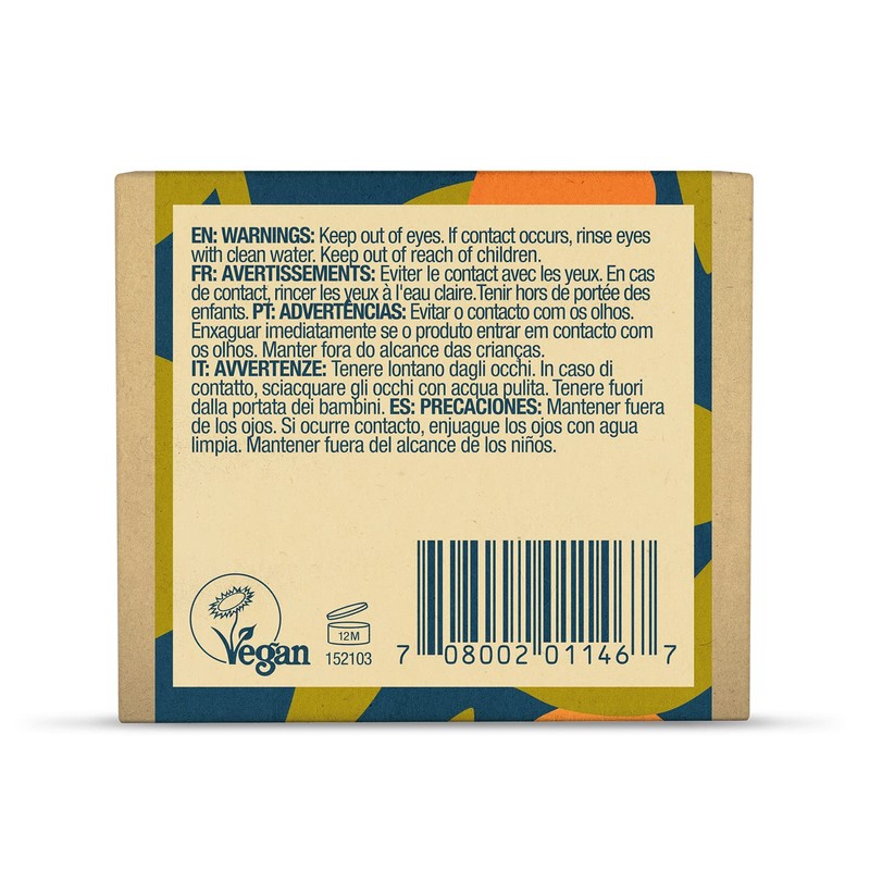 Faith in Nature Natural Orange Soap, Vegan and Untested, SLS