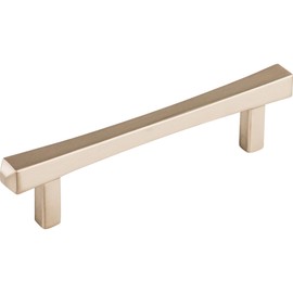 Top Knobs TK812BSN Serene Collection 3-3/4" Juliet Pull, Brushed Satin Nickel
