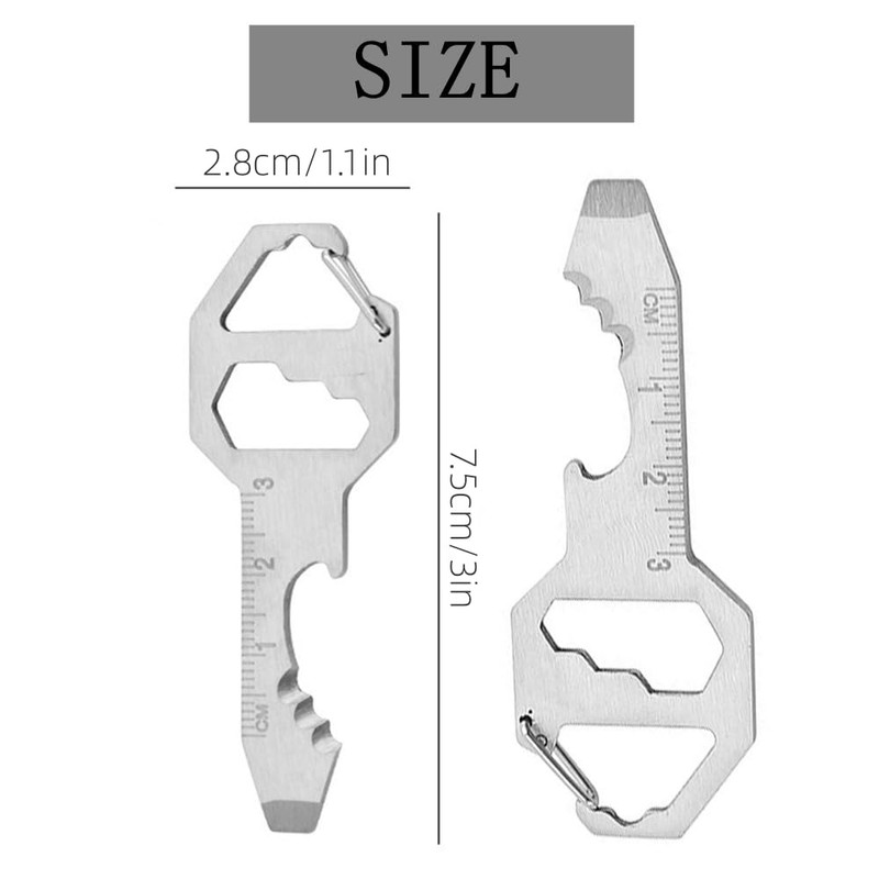 Kovcfon 2 PCS 24 in 1 Multi Tool Key Multifunction