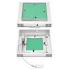 QWORK® Inspection flap drywall 15 x 15 cm, aluminium frame