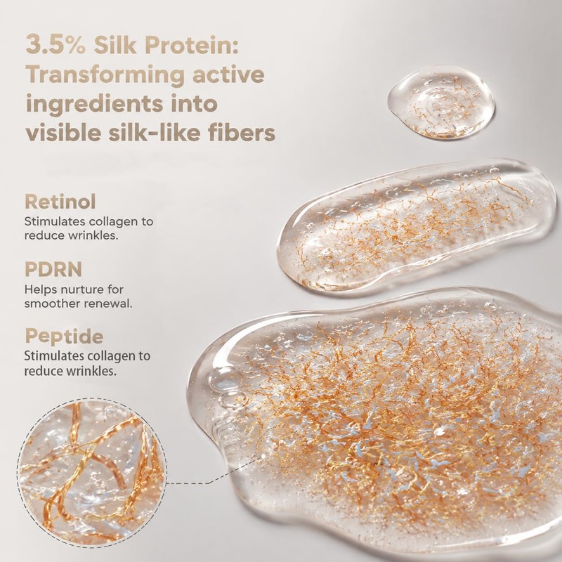 PDRN & Peptides Deep Silk Collagen Tri-Serum | 3.5% Silk