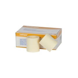 Leukopor 2455 Dressing, Plastic Core, 5 cm x 9.2 m (Pack of 6)
