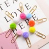 Tangger Pack of 16 Paper Clip Plush Bookmarks, Creative Beautiful