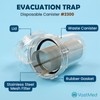Dental Evacuation Suction Trap #2300 by VASTMED | Disposable Clear