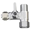 Brass Feed Water Adapter - 3/8 inch Comp and 3/8