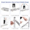 Scaffolding Adjustable Height Work Platform, Multi-Functional Portable Folding Aluminum Step