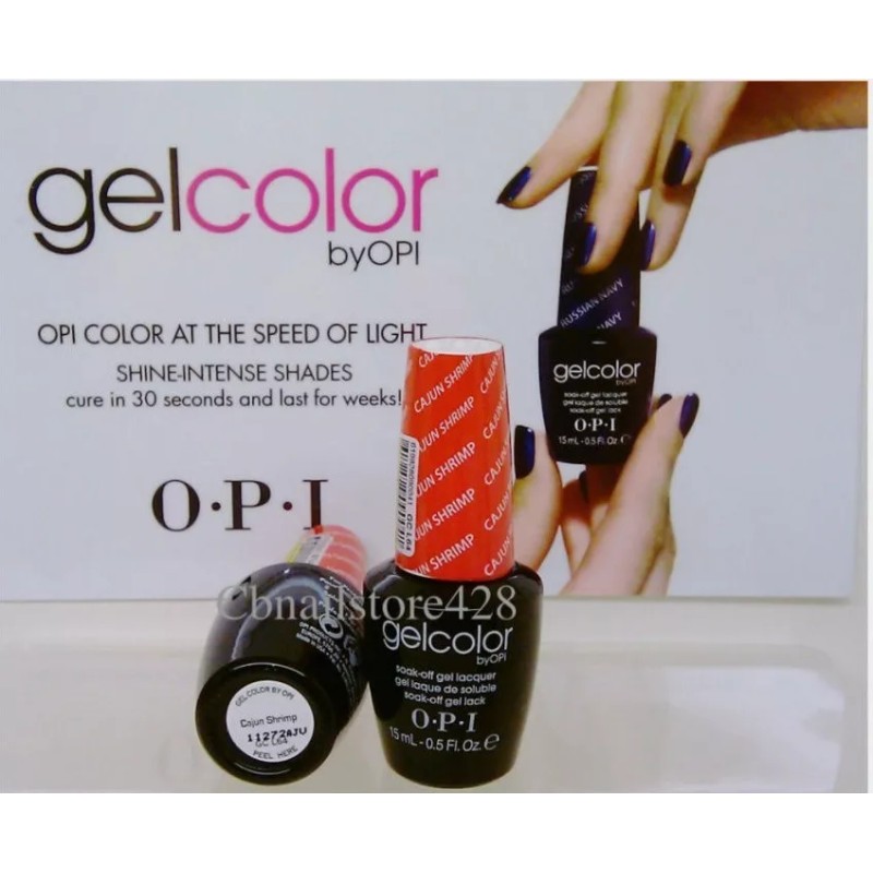 OPI New Package Soak Off Gelcolor - opi CAJUN SHRIMP