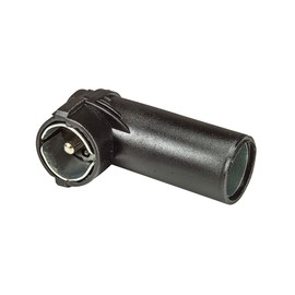 Antenna Adapter DIN 150 OHM> ISO 50 OHM (Alt> New), Angle Plug, Plastic Cover