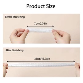Pack of 300 Cling Film, Food Covers, Cling Film with Elastic Band, Food Storage Bags, Cover Covers, Cling Film Dispenser, Fly Cover Food