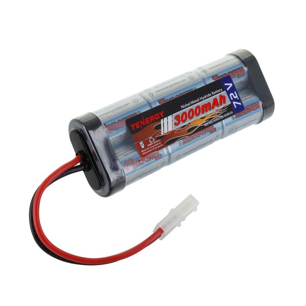 Tenergy 7.2V Battery Pack High Capacity 6-Cell 3000mAh NiMH Flat