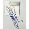 Cyprinus Carpio Jewish Traditional Tzitzits Set for Pants/Jeans Tzitzits Tassels