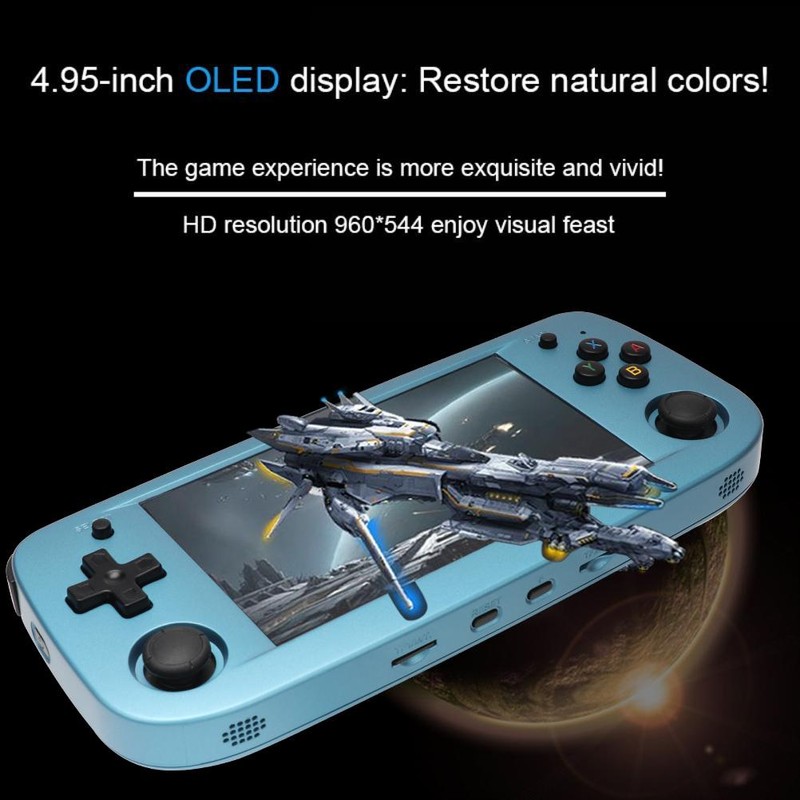 RG503 Handheld Game Console 64G/128G TF Card Support Wifi Function