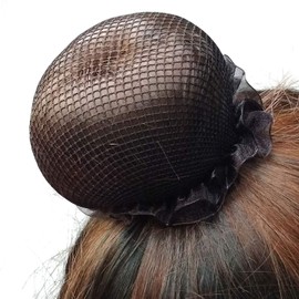 10Pcs Colored Hair Nets Reusable Flower Edge Elastic Band Bun Cover for Ballet Dancer Skating Gymnastics Performance Dancers Hair Accessories