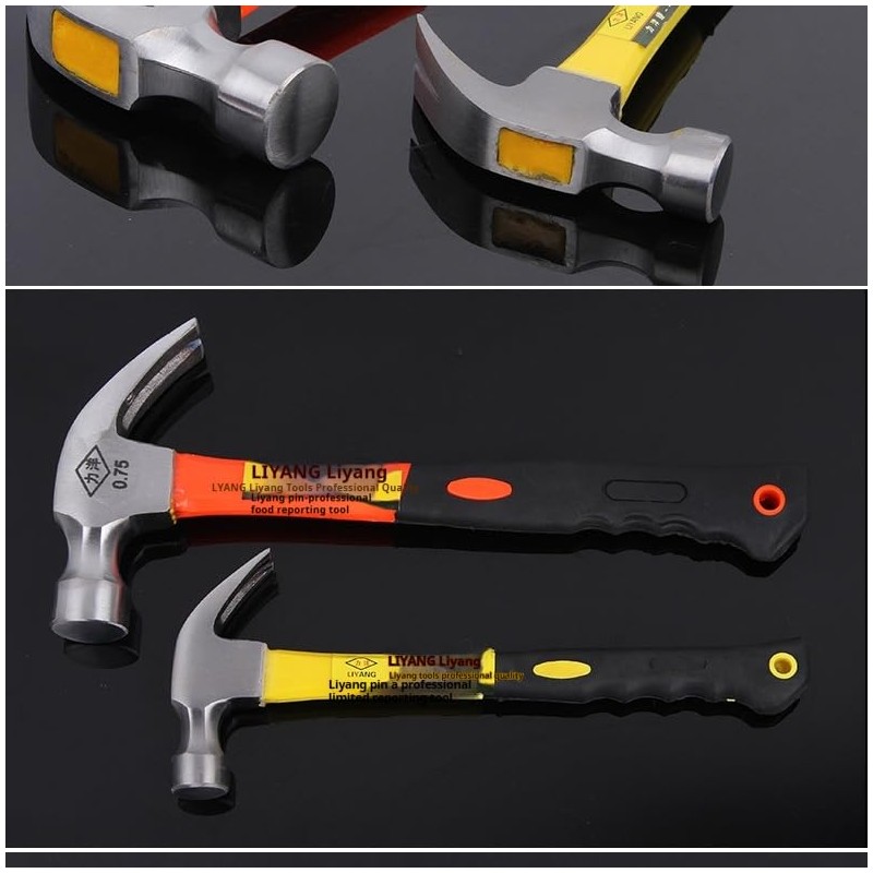 Crook Hammer 0.25kg Claw Hammer, 11 Oz Forged Steel Stubby