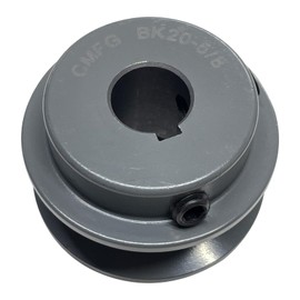 CMFG BK20-5/8,BK20X5/8 v Belt Pulley,2.15 inch OD, 5/8 Inch Bore,Cast Iron Material, BK Single Groove v Belt Pulleys for "4L" or "A" Belts and "5L" or "B" Belts