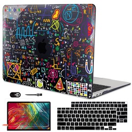 LCMOCICO for MacBook Air 13 Inch Case 2018 2019 2020 2021 Release A2337 M1 A1932 A2179 Touch ID, Plastic Hard Case Keyboard Skin Screen Protector Webcam Cover for Mac Air 13 2021, Abundant Formula