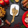 ANATTASOUL Xmas Ceramic Spoon Rest for Stove Top Christmas Tree