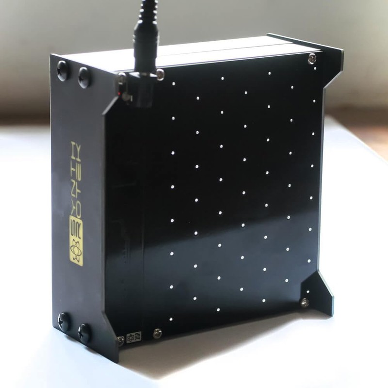 Synthrotek EcoSkiff Eurorack Case (44HP, Unpowered, Black Aluminum Desktop Case)