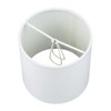 LAMPWELL MEMO Clip-on Chandelier Fabric Lamp Shades,Set of 6,Small Drum,5.2"×5.2"×H5.2",Linen,