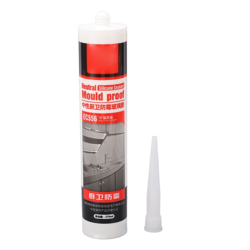 Neutral Silicone Sealant Water Resistance Clear Glass Glue for Kitchen