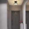 Hudi Fyier Chandelier Crystals Ceiling Lighting Fixtures, Small LED Flush