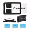 MAXJULI Ski Goggles Pass Holder 2 Pack (Black+Black)