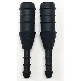 2 x 12mm-6mm Plastic Hose Pipe Tube Connector Reducer Joiner Connect Silicon Pvc