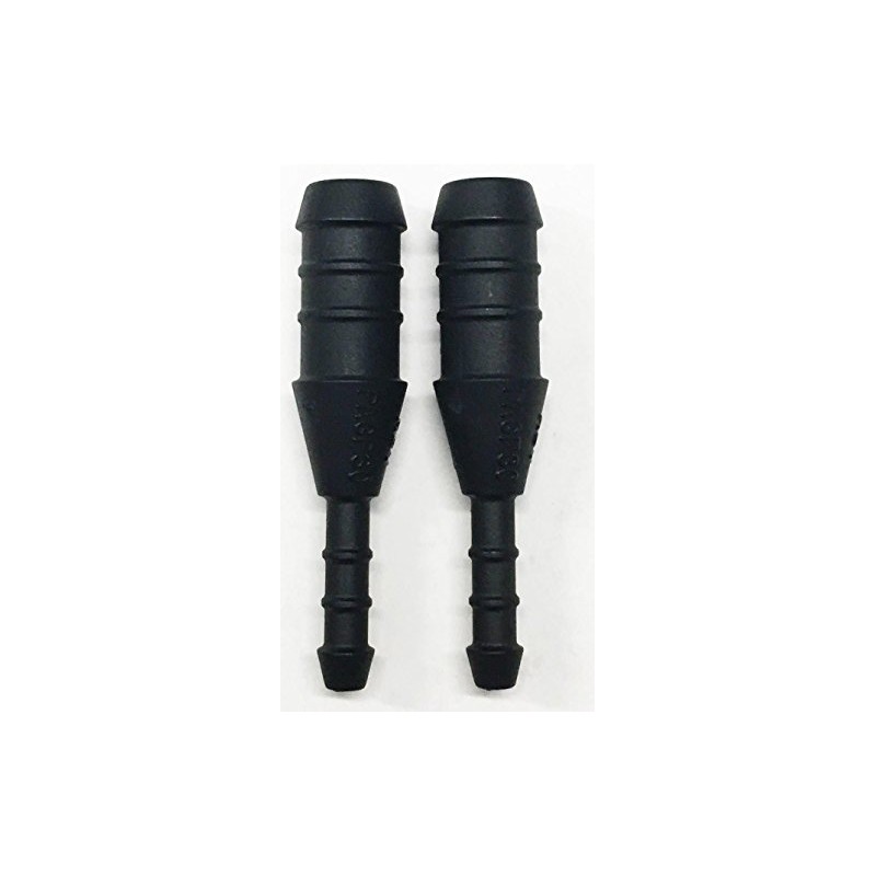 2 x 12mm-6mm Plastic Hose Pipe Tube Connector Reducer Joiner