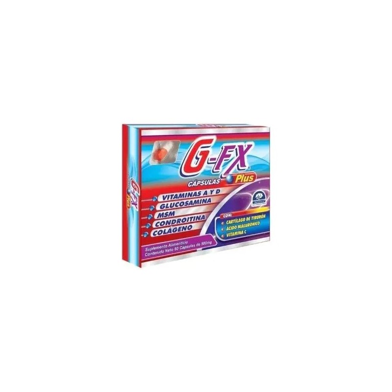 G-fx Plus C/60 Cap Reparador De Articulaciones Pack/2
