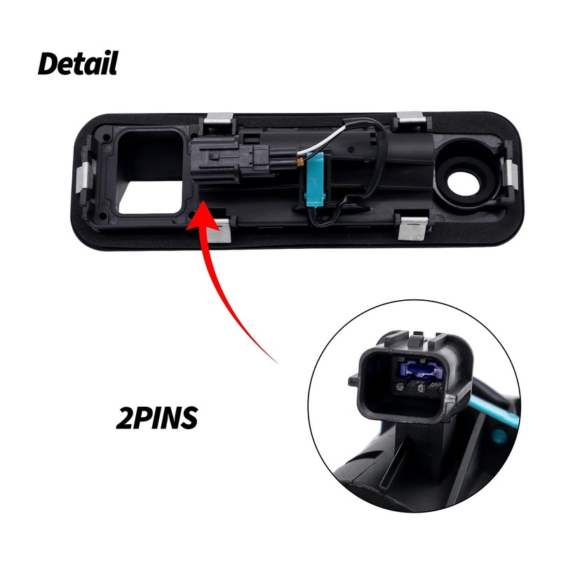 HiSport 81260-C1010 Rear Outside Trunk Lid Lock Handle Compatible with