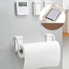 Adjustable & Stable Magnetic Paper Towel Holder with Magnetic Adsorption