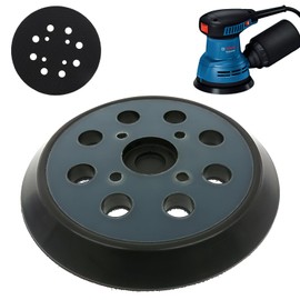 High-quality sanding disc 125 mm for Bosch random orbital sanders PEX 300/400 AE / 4000 AE/AdvancedOrbit 18 - medium hard, Velcro system, accessories for precise grinding