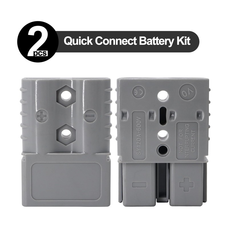 HiSport 120A Battery Quick Connect 120Amp 600V Compatible with Anderson