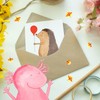 Mr. & Mrs. Panda Personalisierte Grußkarte Igel Luftballon - Personalisierte