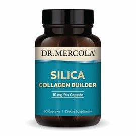 Dr. Mercola Suplemento dietético de colágeno de sílice, 60 porciones (60 cápsulas), sin OMG, sin gluten, sin soja