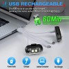 MICTUNING High Brightness Wireless LED Strobe Light 8 Colors Rechargeable